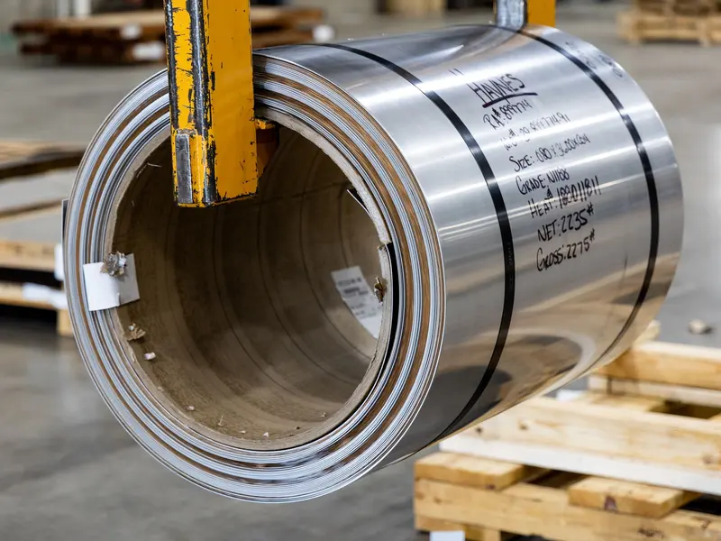 Cuộn inox công nghiệp trong kho